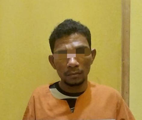 Polsek Perhentian Raja Tangkap Pria yang Curi Mobil Milik Ayahnya 